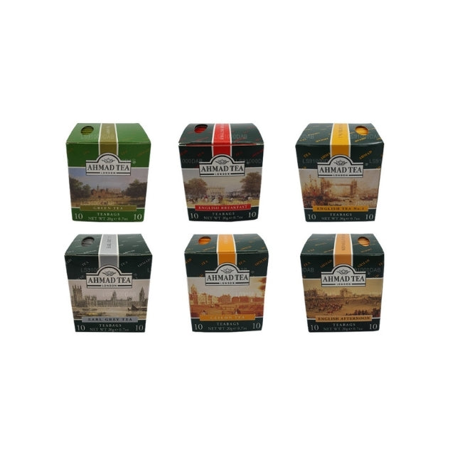 Ahmad Classic Six Tea Collection (120g) 60 Tea Bags