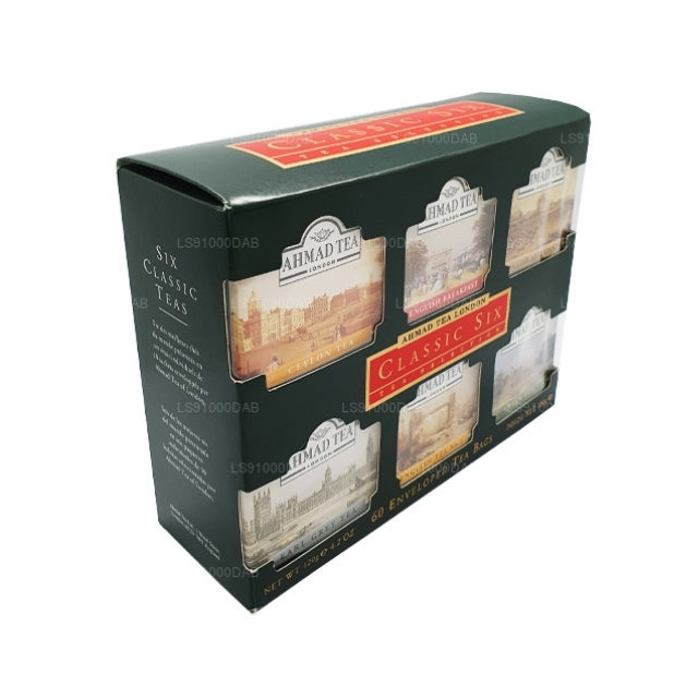 Ahmad Classic Six Tea Collection (120g) 60 Tea Bags