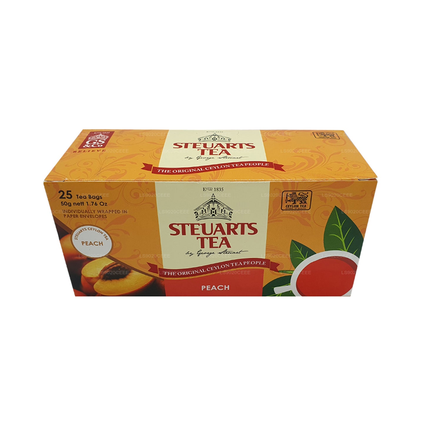 Steuarts Peach Tea (50g) 25 Tea Bags