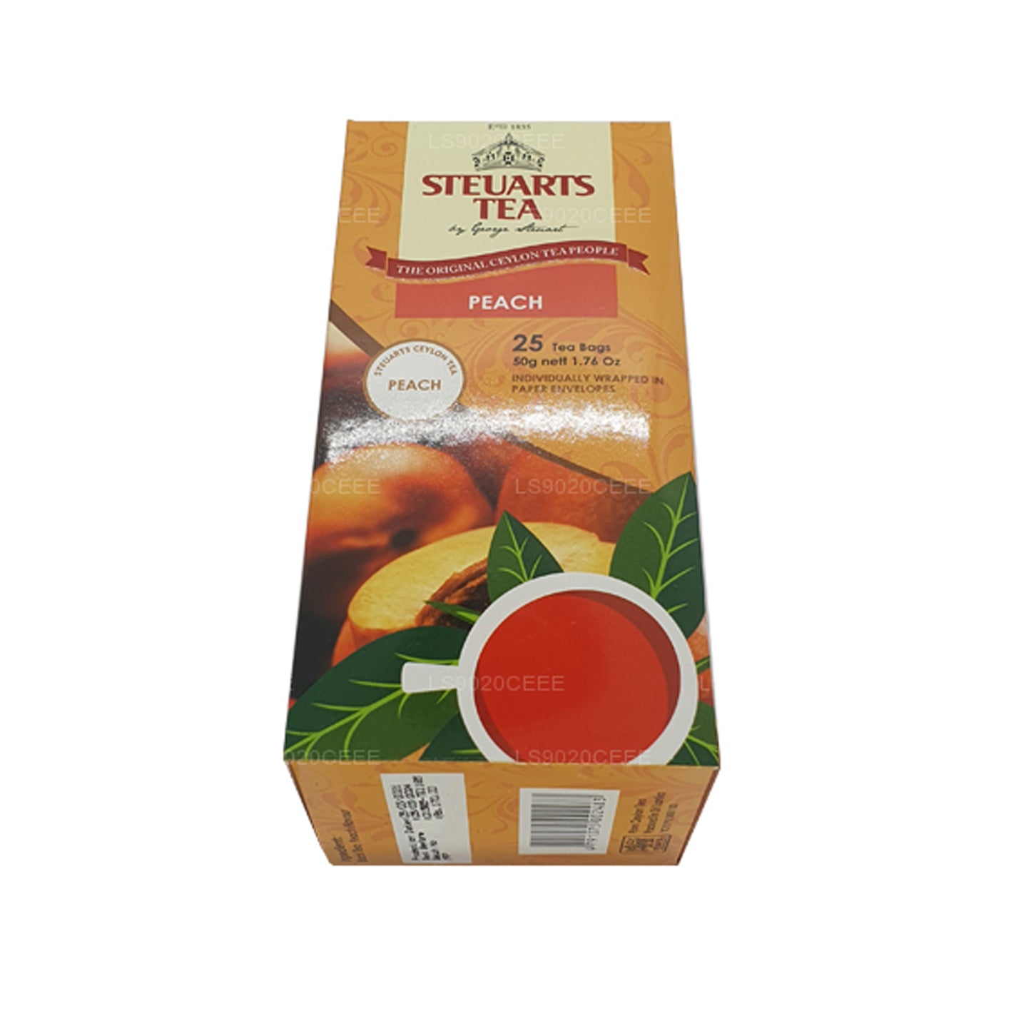 Steuarts Peach Tea (50g) 25 Tea Bags