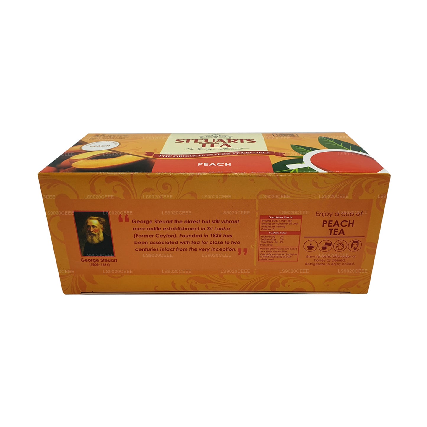 Steuarts Peach Tea (50g) 25 Tea Bags