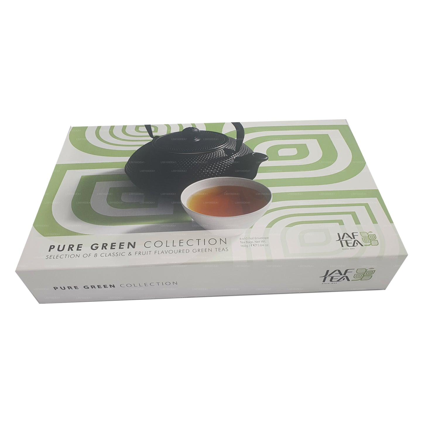 Jaf Tea Pure Green Collection (160g) 80 Foil Envelope Tea Bags