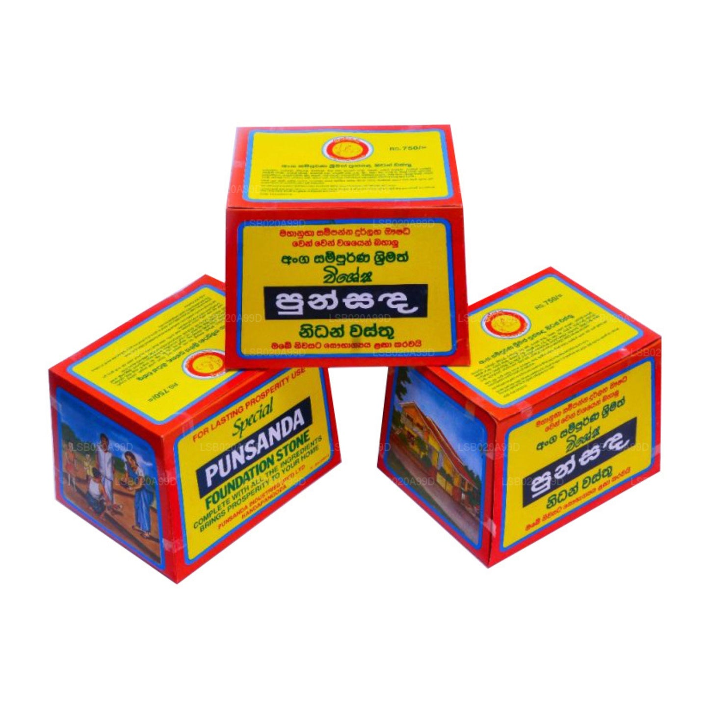 Punsanda Nidan Wasthu (Foundation Main Stones)