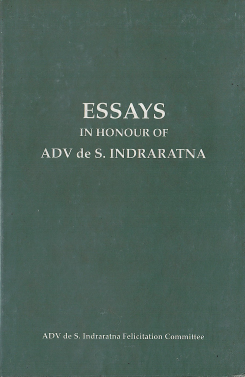 Essays in Honour of Adv De S. Indraratna