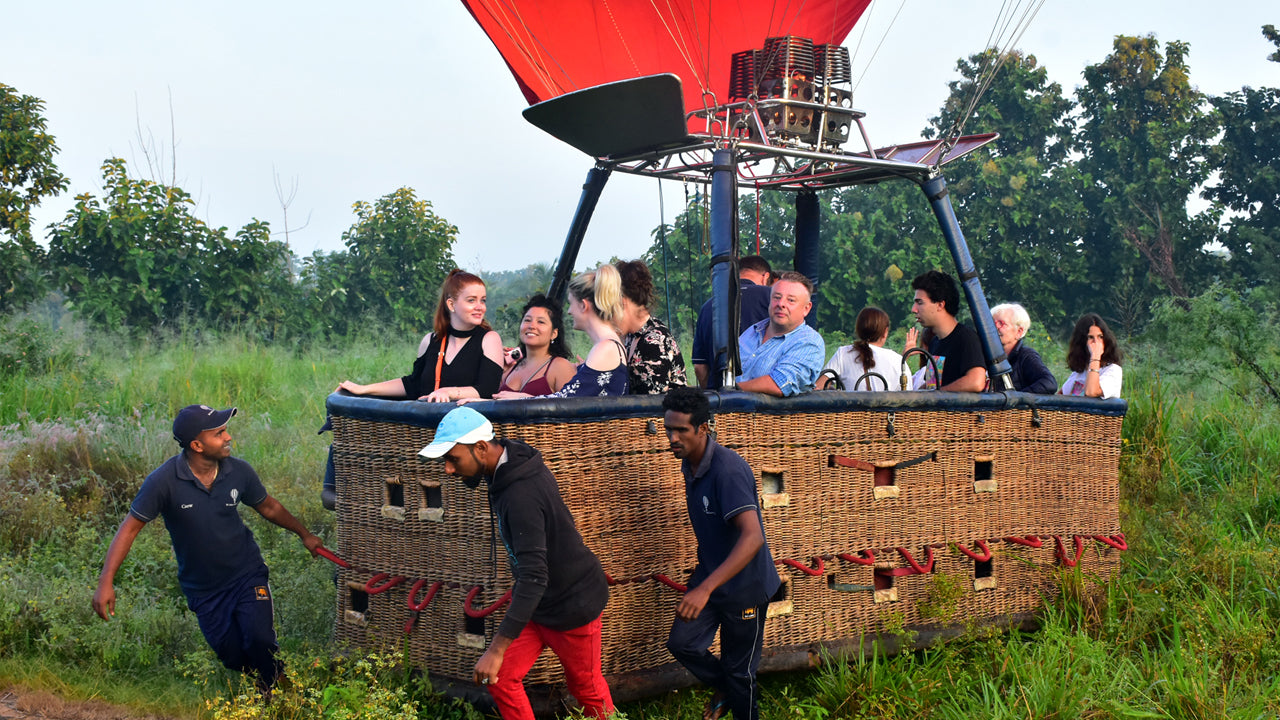 Hot Air Ballooning from Sigiriya