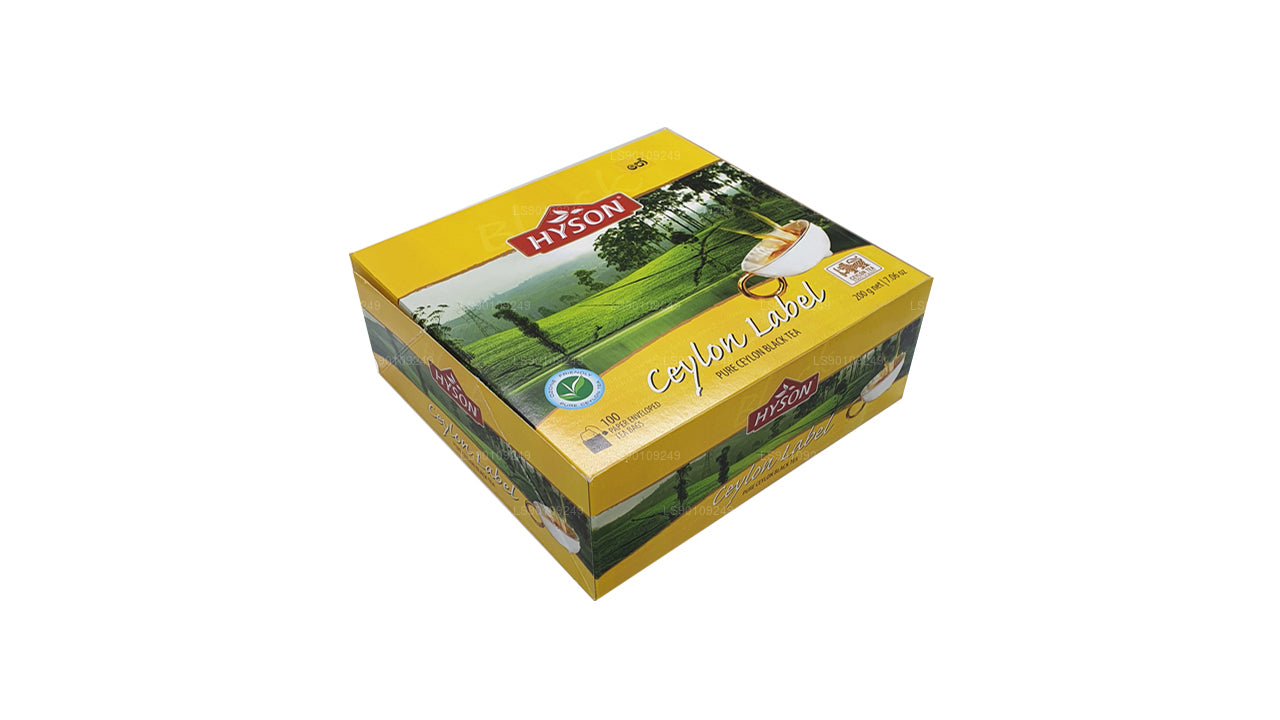 Hyson Ceylon Label BOPF (200g) 100 Tea Bags