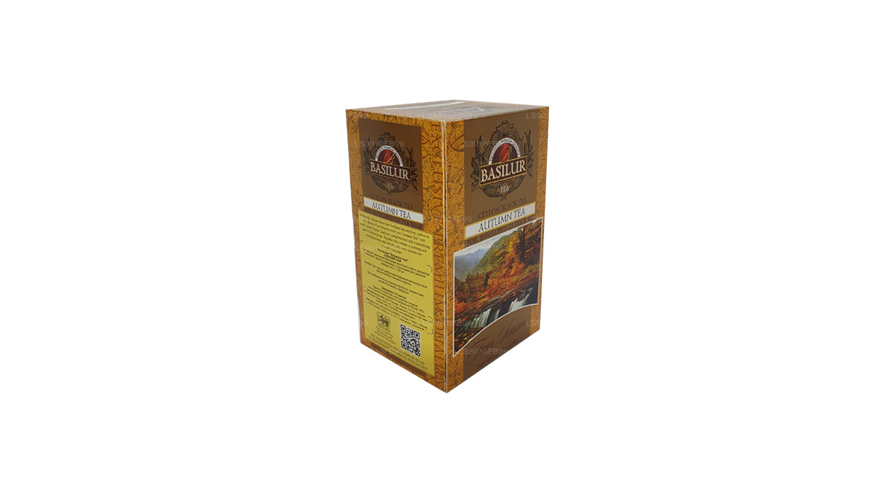 Basilur Four Seasons Autumn Ceylon Black Tea (50g) 25 Foil Enveloped Teabags