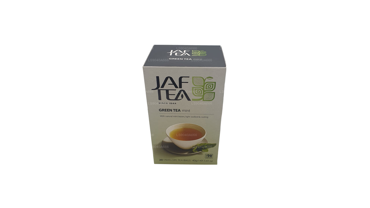 Jaf Tea Green Tea Mint (40g) 20 Envelope Tea Bags